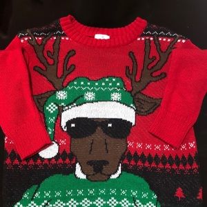 Boys Christmas Reindeer Sweater